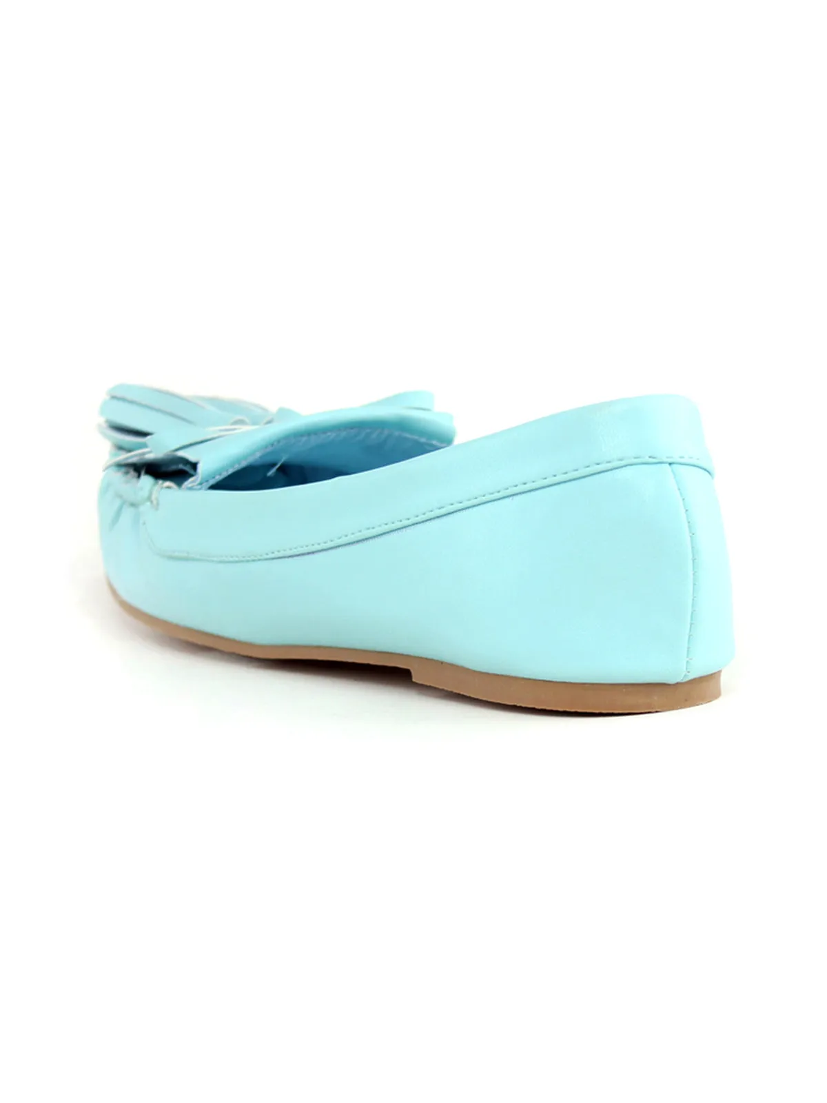 Blue Slip-On Ballerina