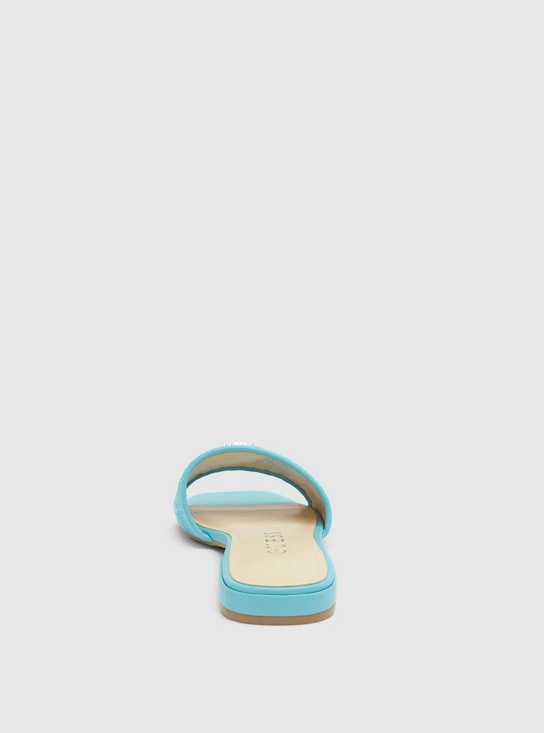 Blue Tamsey Slide Sandals