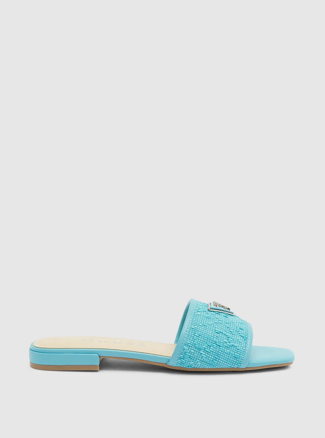 Blue Tamsey Slide Sandals