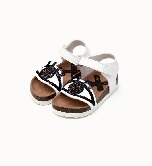 Boxbo Galaxy Eyes Sandals - White