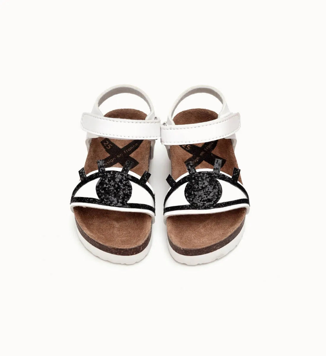 Boxbo Galaxy Eyes Sandals - White