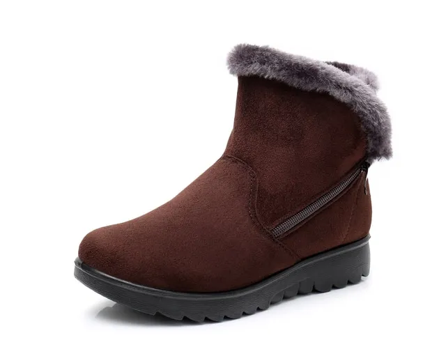 Changae Women's Platform Snow Booties