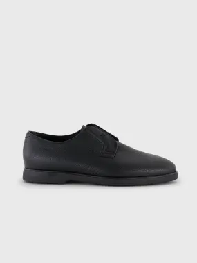 Deerskin Slip-On Shoes Black