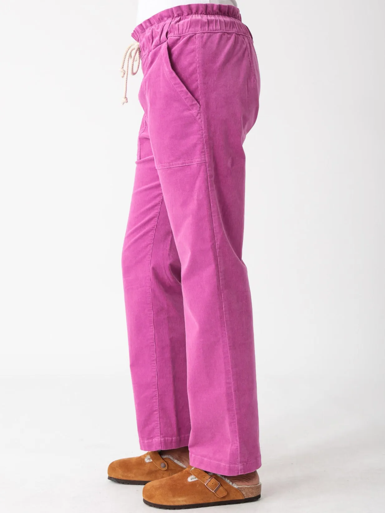 Easy Pant - Berry Corduroy