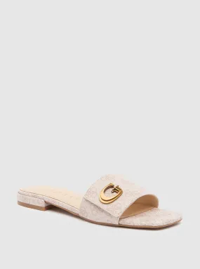 Light Pink Logo Toco Sandals