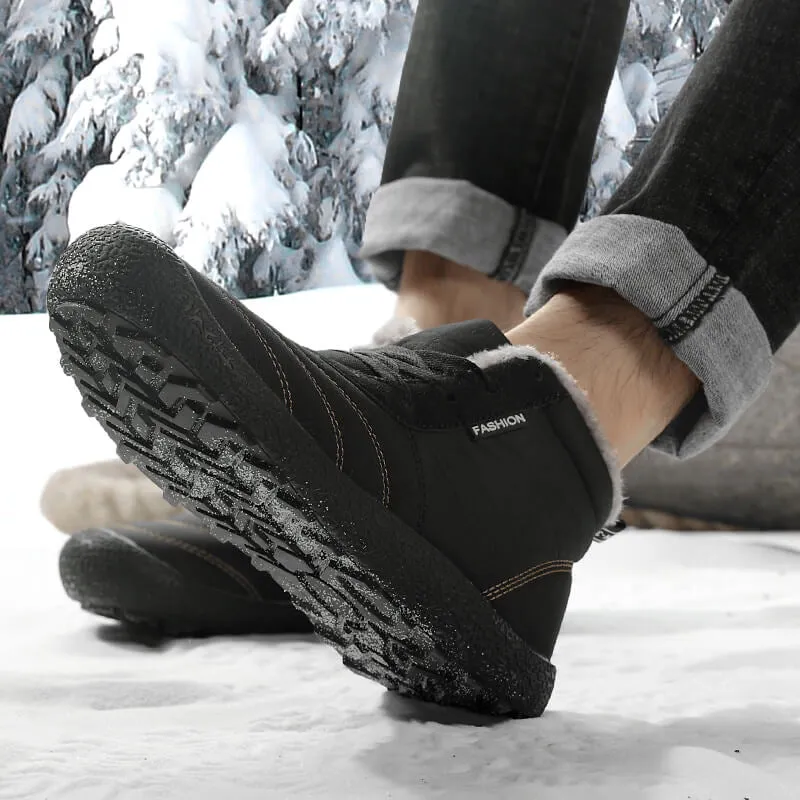 Men's Winter Warm Waterproof Ankle Boots