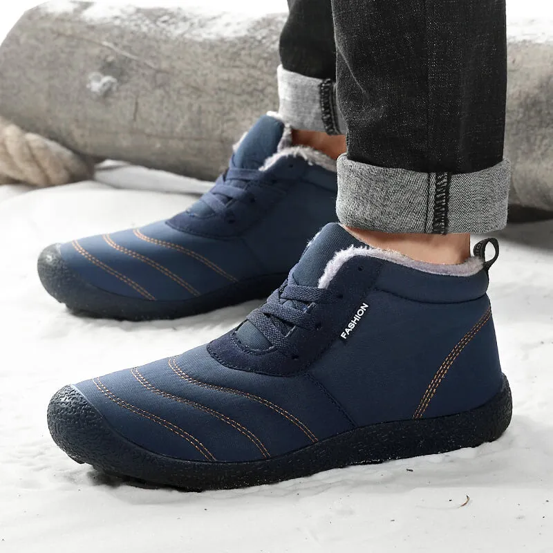 Men's Winter Warm Waterproof Ankle Boots