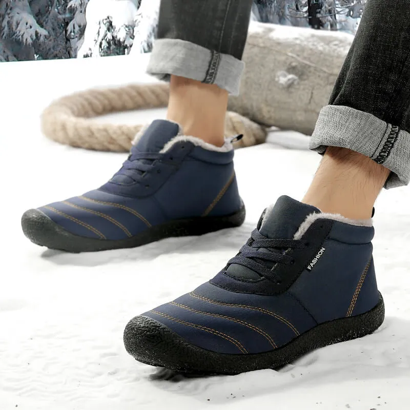 Men's Winter Warm Waterproof Ankle Boots