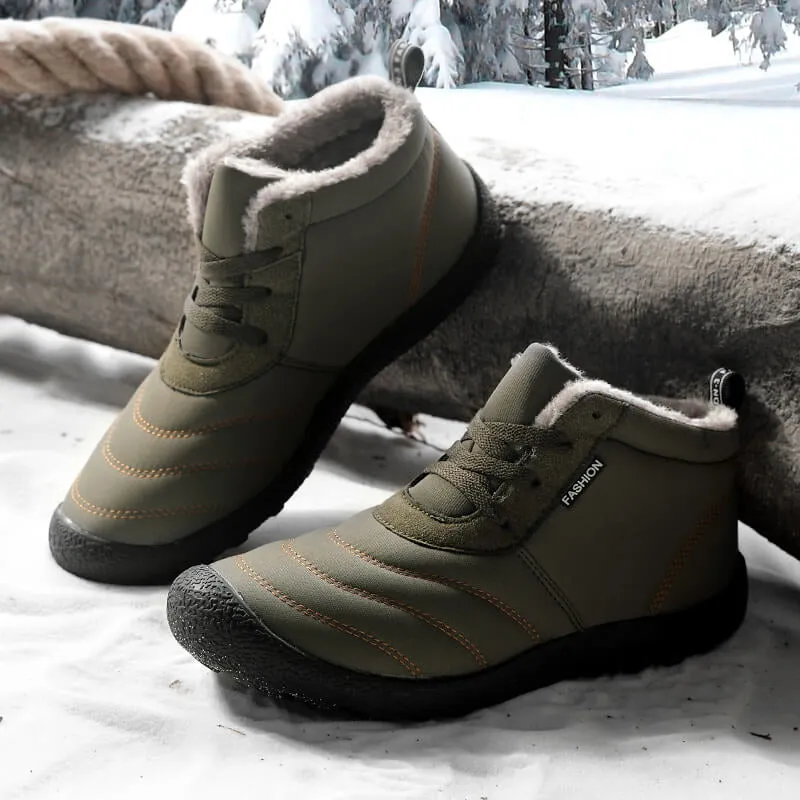 Men's Winter Warm Waterproof Ankle Boots