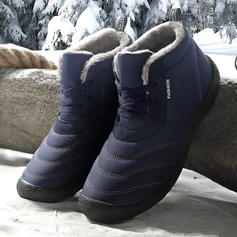 Men's Winter Warm Waterproof Ankle Boots