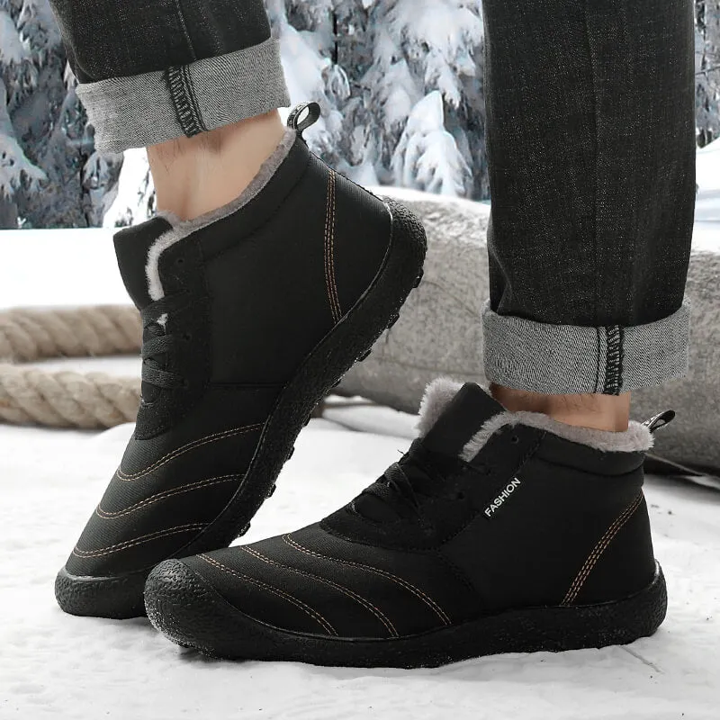 Men's Winter Warm Waterproof Ankle Boots