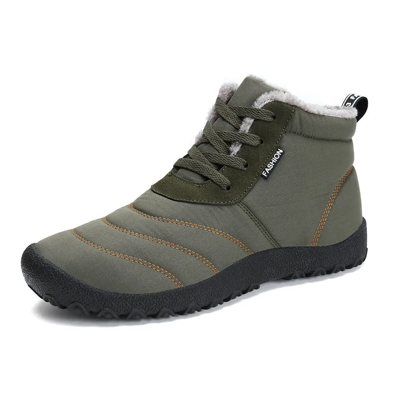 Men's Winter Warm Waterproof Ankle Boots