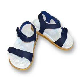 Native Toddler Boy Size 5 Blue & White Easy-On Sandals