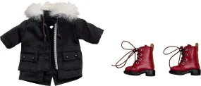 Nendoroid Doll Warm Clothing Set: Boots & Mod Coat (Black)