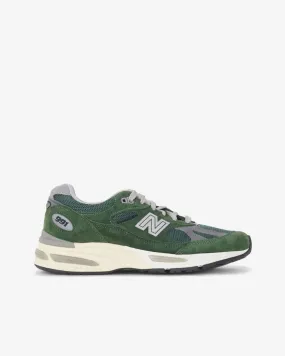 New Balance - 991V2 Sneakers - (Green)