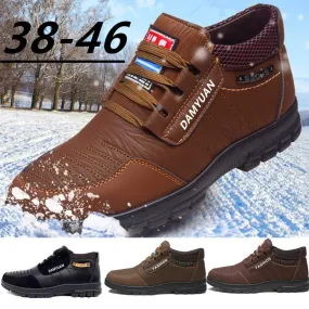 Non-slip Winter Boots Men Plus Size 12