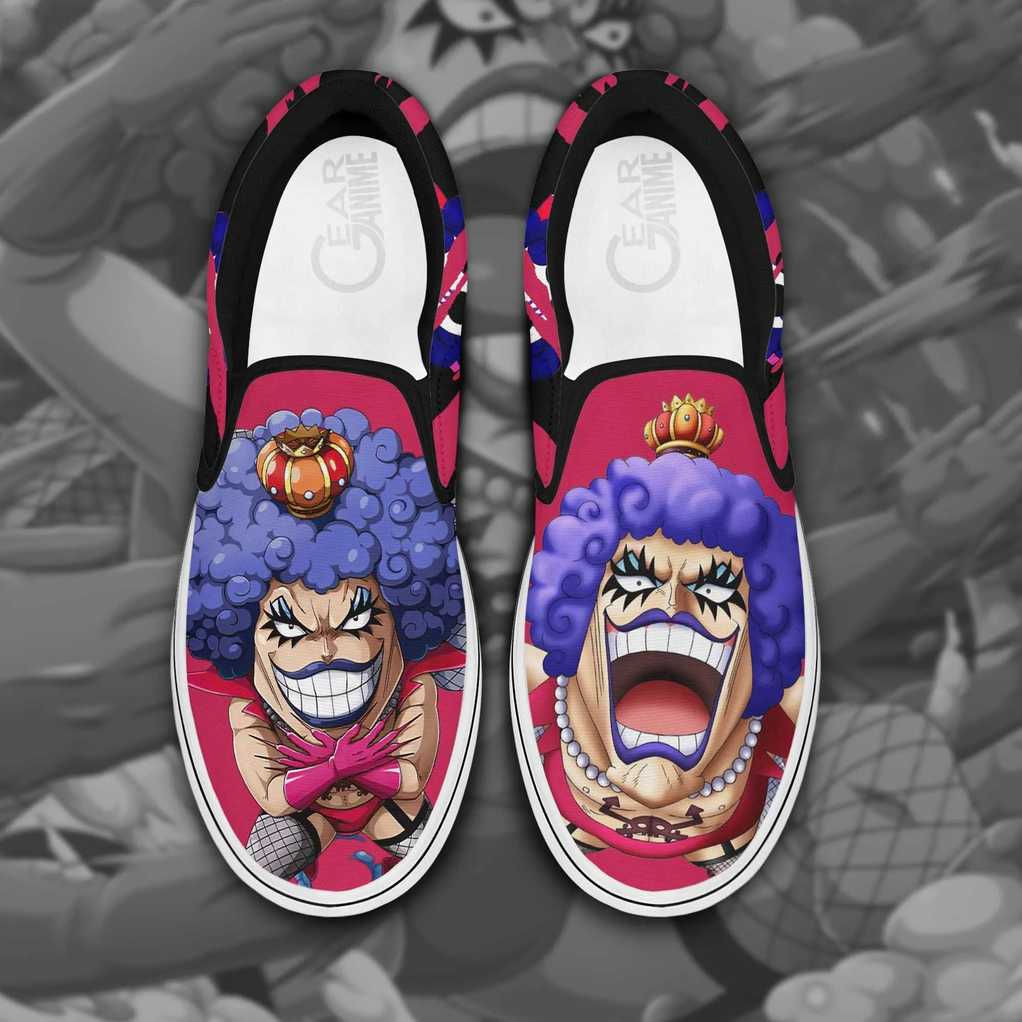 OP Ivankov Slip On Sneakers Custom Anime Shoes