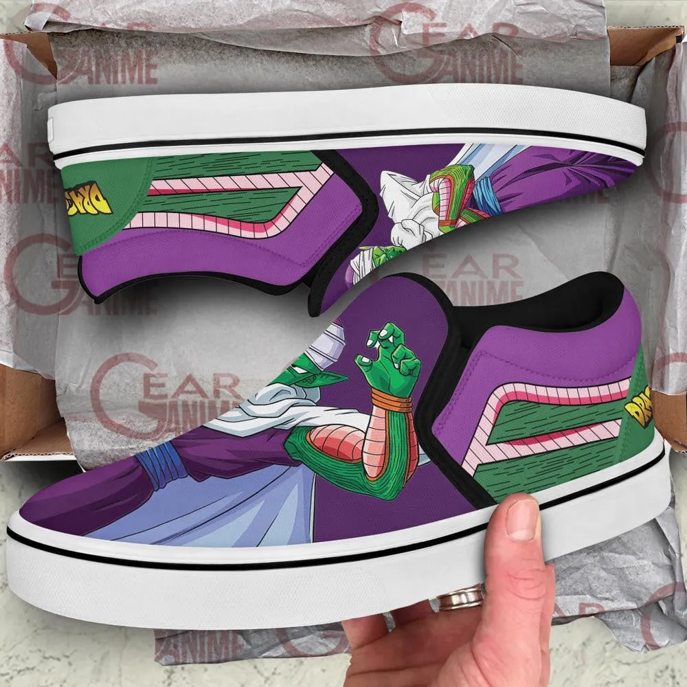 Piccolo Slip On Sneakers Dragon Ball Custom Anime Shoes PN11