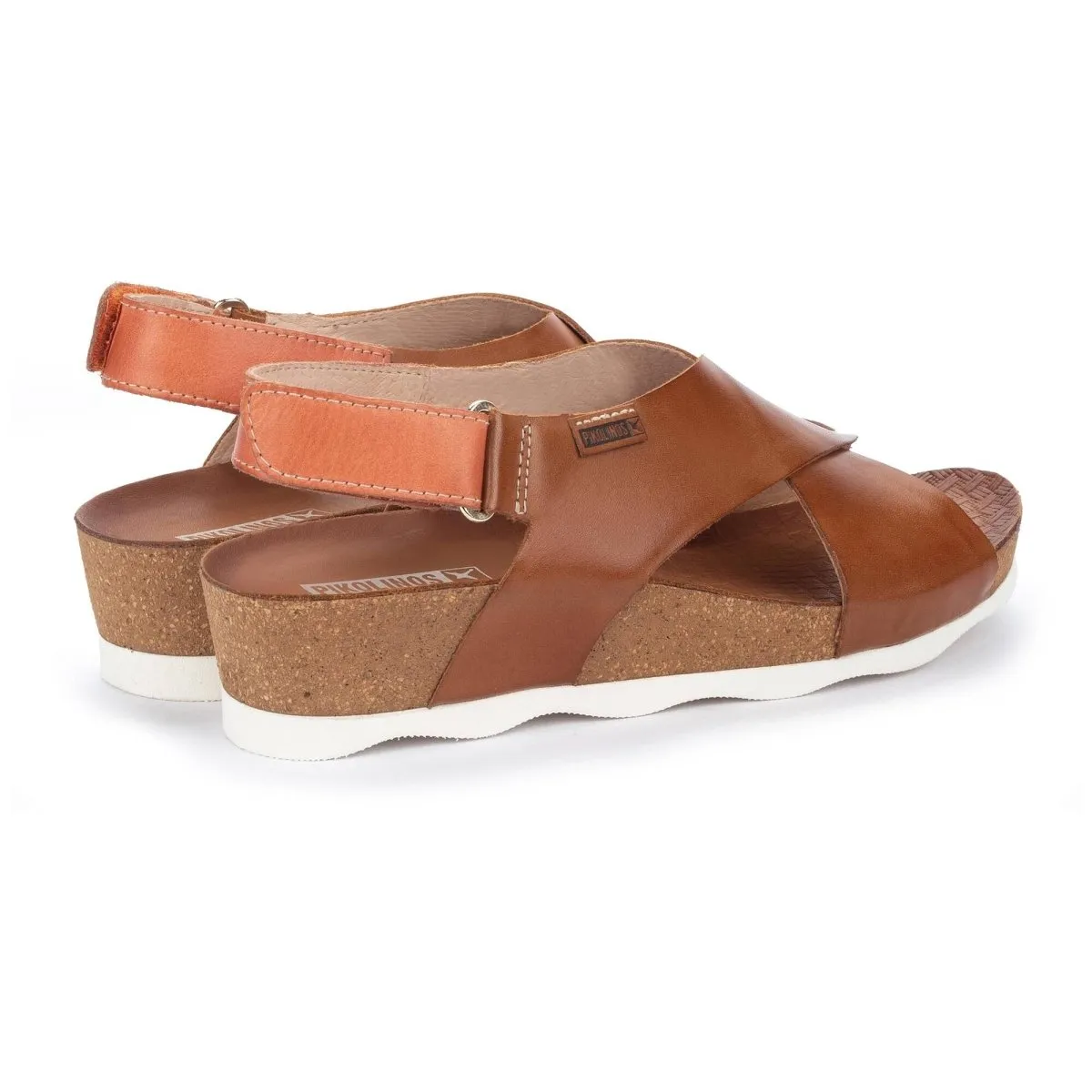 Pikolinos Mahon W9e-0912 Women's Wedge Sandal In Brandy