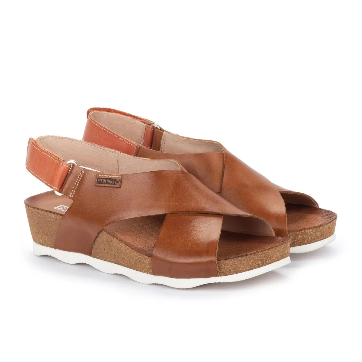 Pikolinos Mahon W9e-0912 Women's Wedge Sandal In Brandy