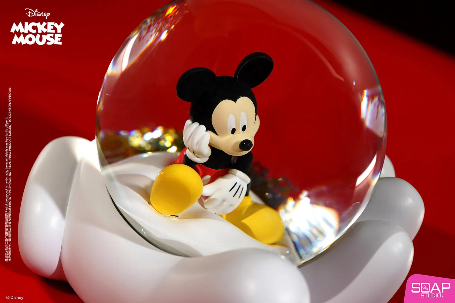 Soap Studio DY308 Mickey Mouse Magic Bubble Snow Globe