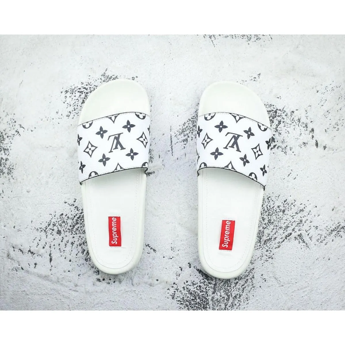 Sup X LV 14ss Slide Sandal - PVC3544 White and Black