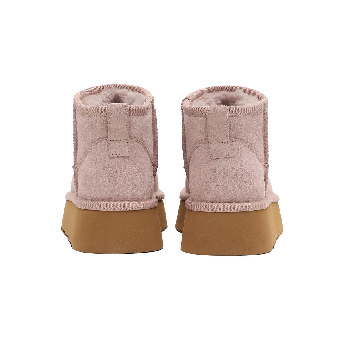 Warm Fleece-Lined Ankle Snow Boots