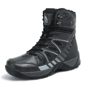 Warm Plush Snow High Top Men's Boots