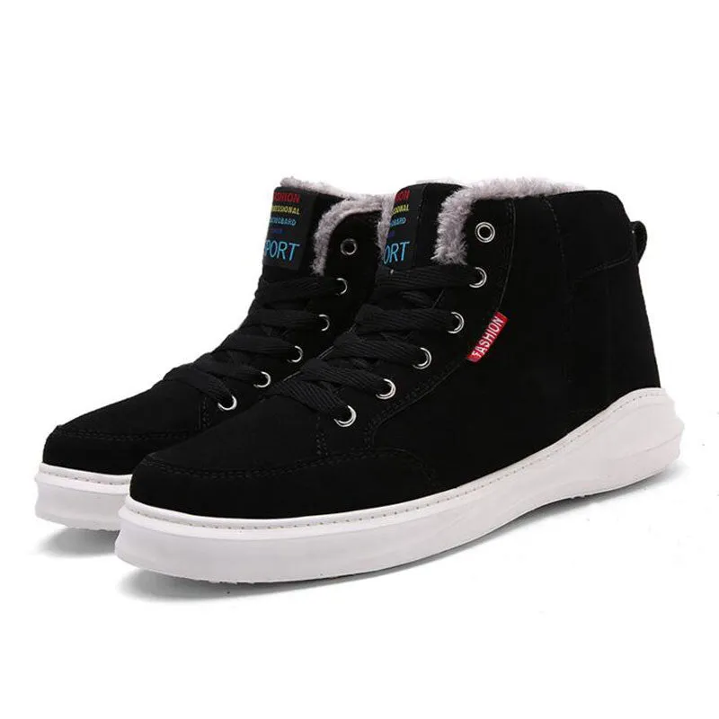 Winter Warm Casual Men's Boots On Platform