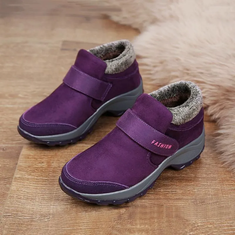 Women's Winter Warm Ankle Boots With Fluff